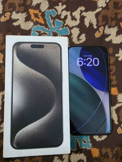 Iphone 15 Pro Max | Non PTA | 256GB with Box