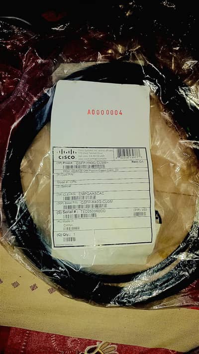 Brand New Cisco 40G QSFP Cable Available  for Immediate sale