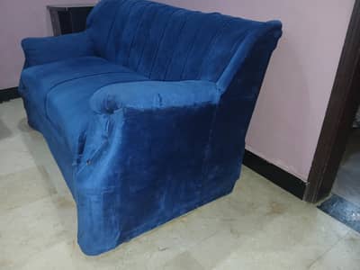 dark Blue sofa |for sale|premium|sitting for 3 person