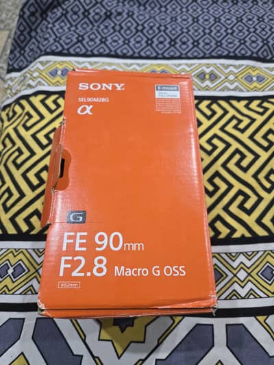 Sony FE 90mm f/2.8 Macro G OSS Brand new lense
