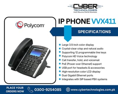 Cisco Polycom Fanvil Grandstream IP Phones Available