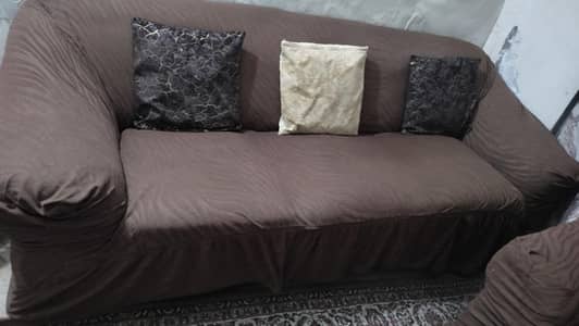 6 seater sofa set with center table