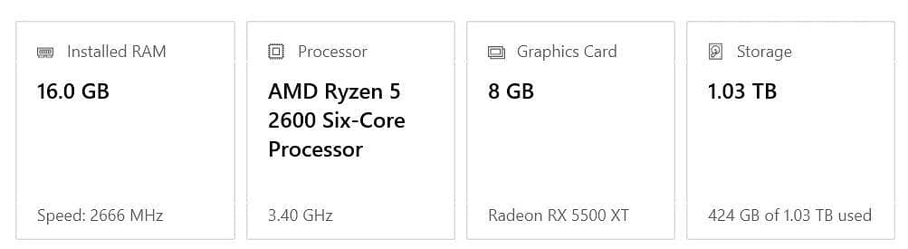 Ryzen 5 2600 + Sapphire Rx5500xt [Budget Gaming PC]