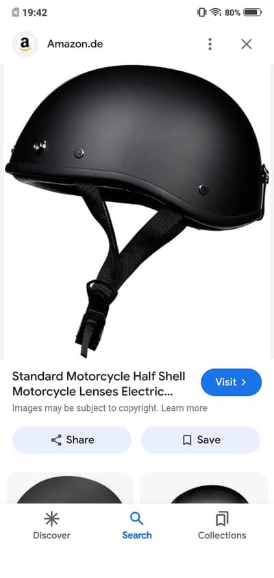 imported half bike helmet for Harley Davidson siz 63-64cm