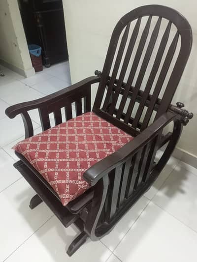 Fancy Solid Wood Rocking Chair