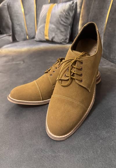 Derby Suede Shoes Men