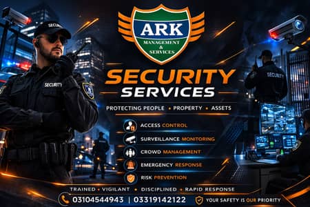 Security Guard - Services in Lahore / Security Guards Available 24/7