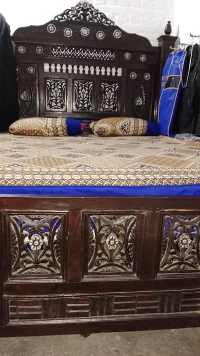 Double Bed, Sofa Set & Dressing Table