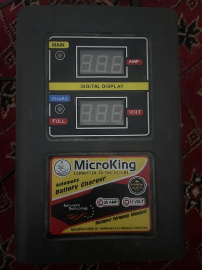 microking automatic battery charger 30 Amp 12 volt