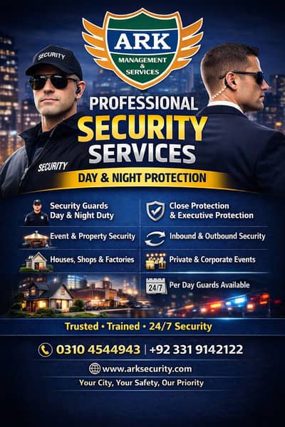 Security Guard available |Events security Guards |Protocol guards