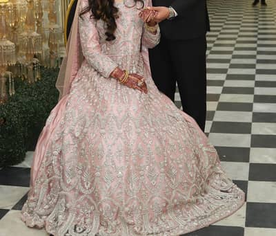 baby pink maxi for weeding