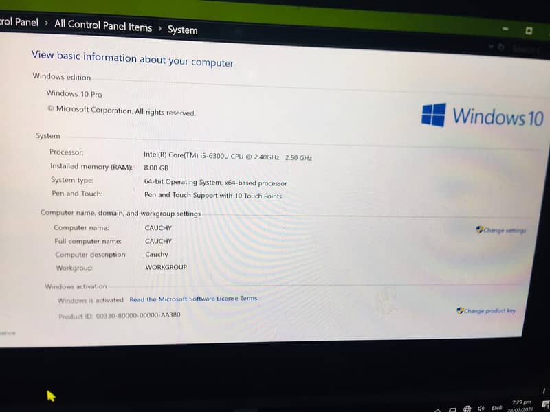 Microsoft Surface pro 4 5