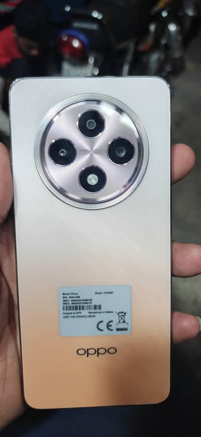 oppo Reno 12F with box only no charger official PTA approved