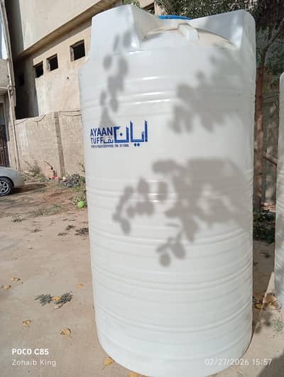 water tank food grade 3500l ltr. for sale brand new