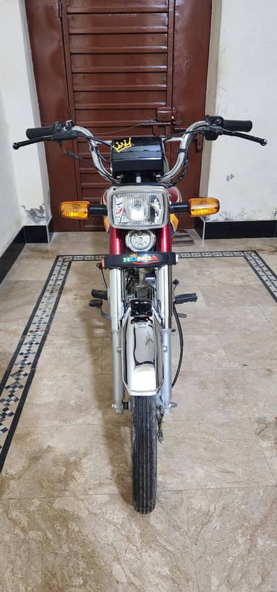 Honda CD 70CC red colour