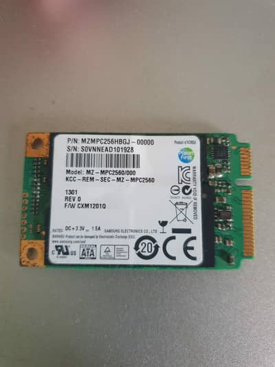 Samsung PM830 Series mSATA SSD 256 GB