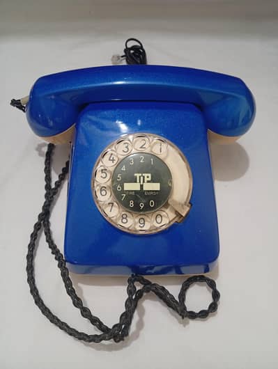 antique classic vintage rotary telephone set