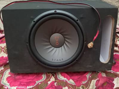 JBL woofer supported speaker sound system amplifier