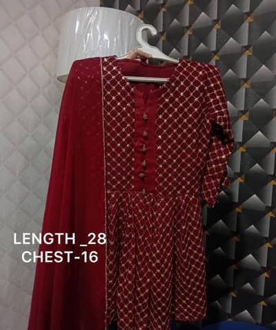 2 PC shirt and duppata