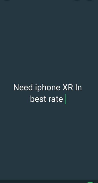 need iphone XR
