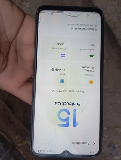 Vivo Y17s 4+4/ 128 PTA approved with box.