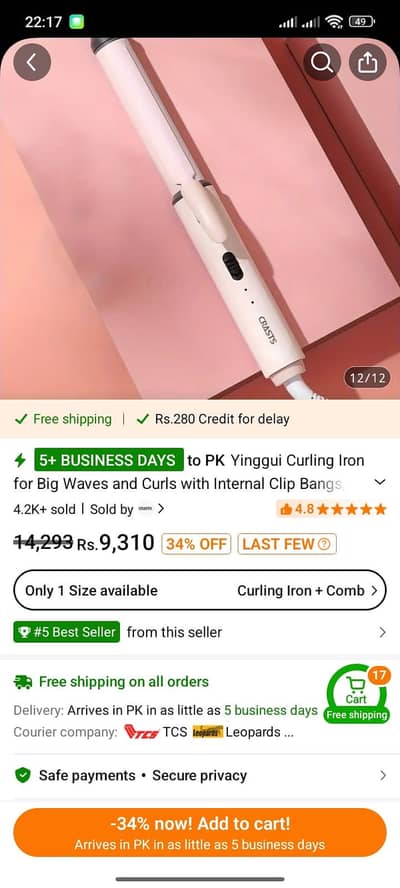 Hair curler,Only open box brand new even not use