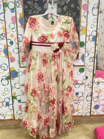 Beautiful frock in off white colour