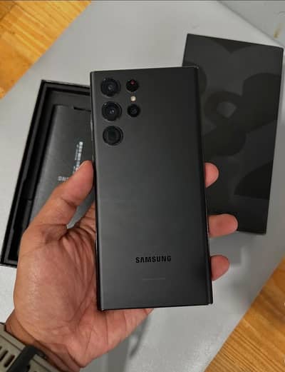 Samsung galaxy S22 ultra PTA approved urgent sale contact OLX