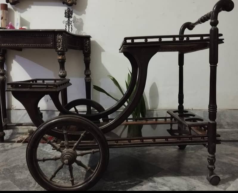 chinioti  Serving tea Trolley 3