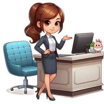 female graphic designer