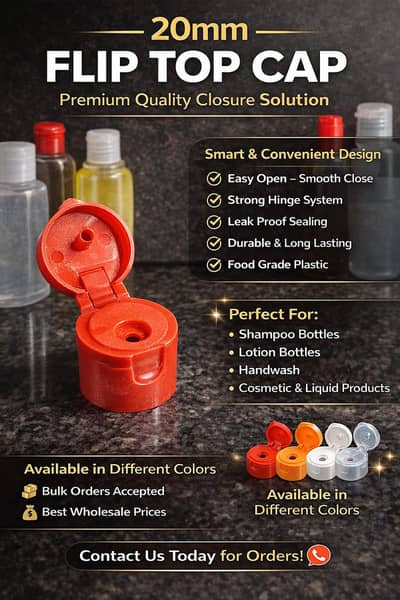 20mm flip top cap