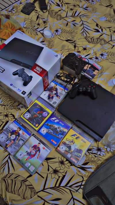 ps3 box pak with 6 games cd and jail break