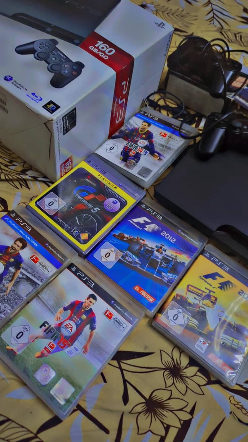 ps3 box pak with 6 games cd and jail break - Gaming Consoles - 1111880627