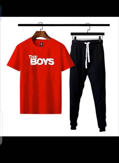 Men's Cotton Jersey Printed Track Suit - 1 Pc