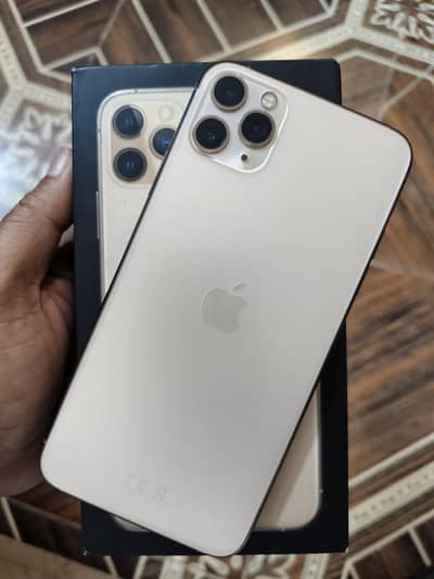 iPhone 11 pro max gold 512gb dual SIM approved