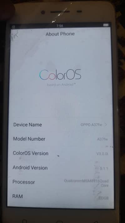 oppo A37fw mobile