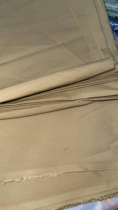 Light Beige Cotton Fabric – Unstitched – Premium Quality