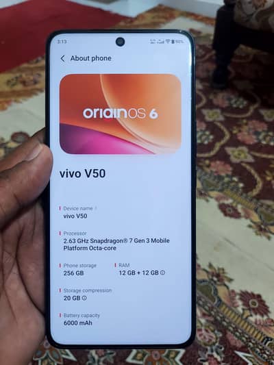Vivo v50 5g 256gb complete box