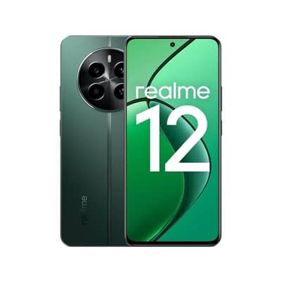 Realme 12 green color 8/256 complete box