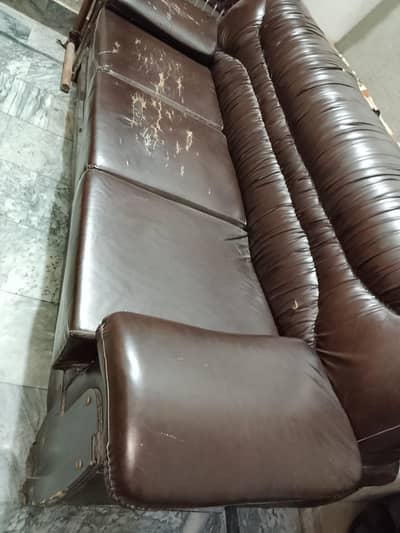 leather sofa