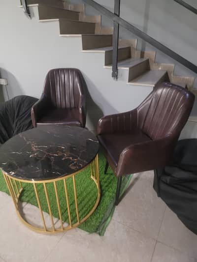 New branded office chairs,tables and dining set with chair.