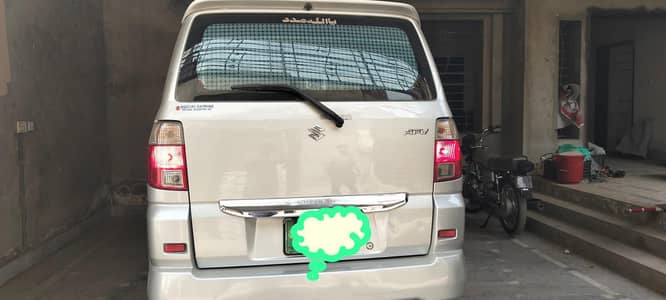Suzuki APV 2015 model in sliver color
