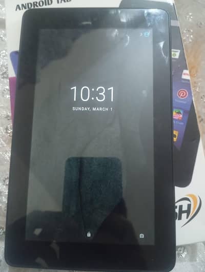 Amazon tablet for urgent sale good condition with box