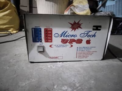 Have Duty UPS 1500 Watt in copper Transformer  24Volt DC without Batte