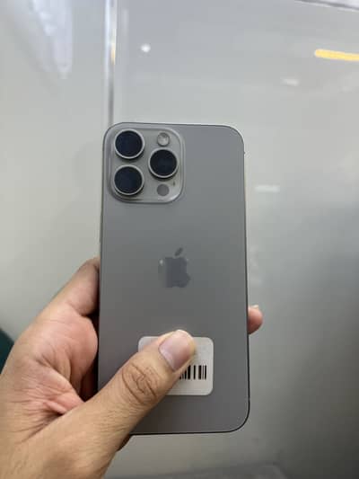 iPhone 15 Pro Max (HK Mode physical dual with box natural titanium)