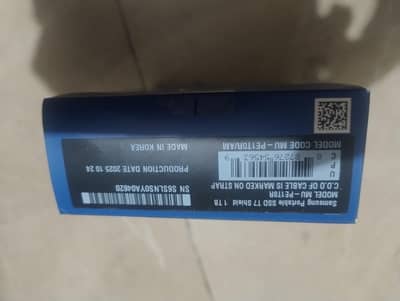 Samsung portable SSD t7 shield 1tb