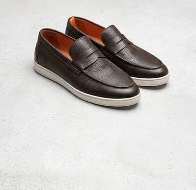 Men's Hotic Master Dark Brown Tumbled Leathe Loafer's r