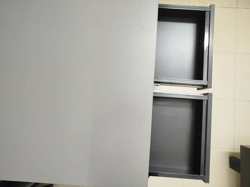 Office Table / Study Table / Computer Table (Grey / Black) 4