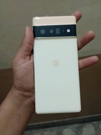 Google pixel 6 pro 10/10 dual sim aprooved 12/128 only glass change