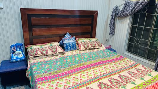 double bed with durafoam mattress for sale